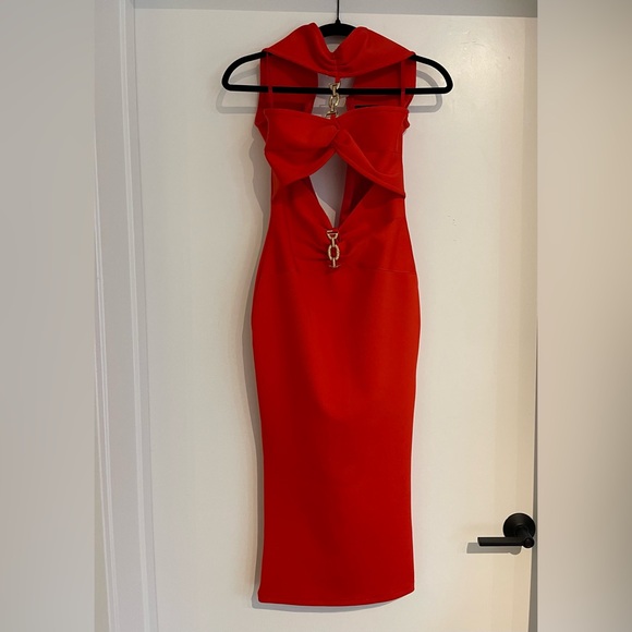 Mew Mews Ozzie Cutout Ruched Bandage Dress - Picture 3 of 9